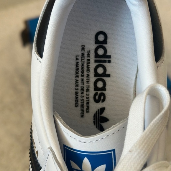 NWT Adidas Unisex Black and White Samba OG Sneaker Unisex Shoe Men 6.5/Women 7.5 - Picture 6 of 13